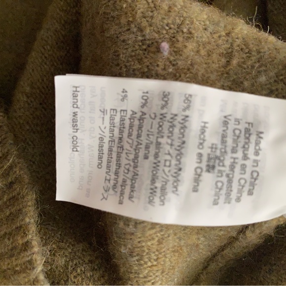 Madewell sweater olive/army green color - Picture 4 of 10